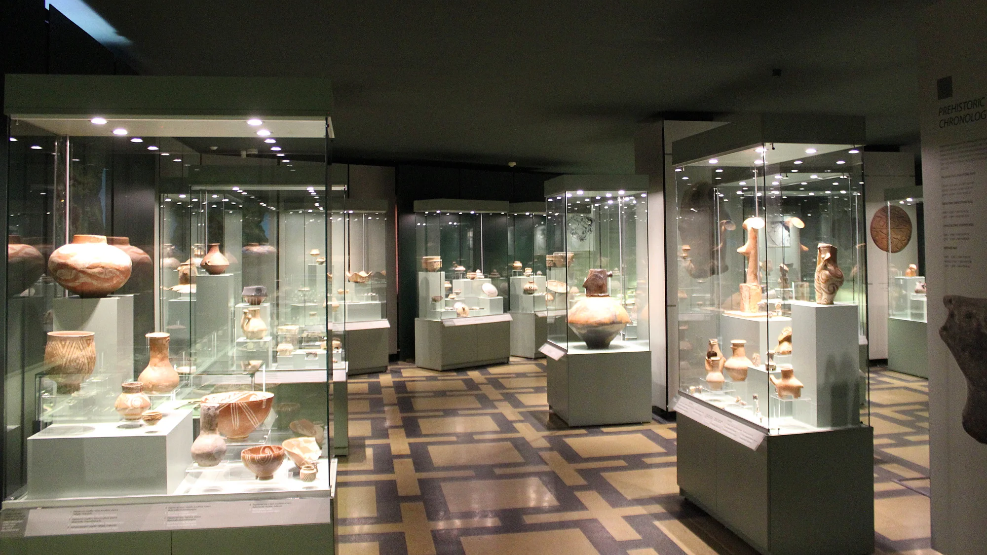 Prehistorical room of the National Archaeological Museum of Bulgaria.