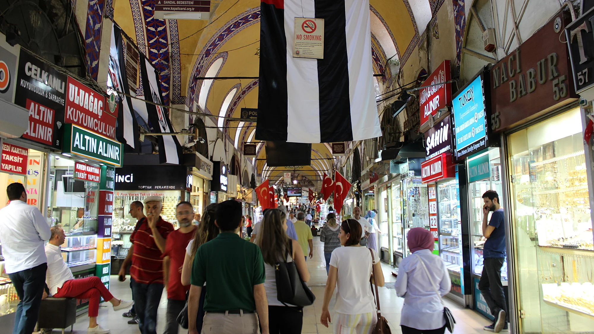 Inside Grand Bazaar of Istanbul.
