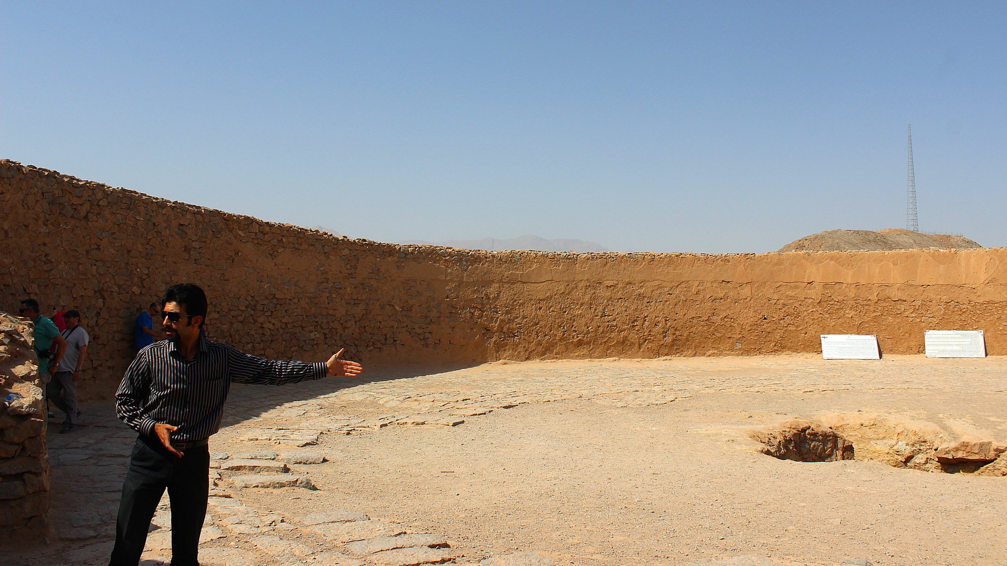 A Zoroastrian Tower of Silence used for burial in Iran.