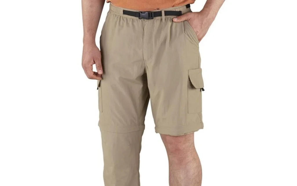 A photo of zip-off cargo pants.