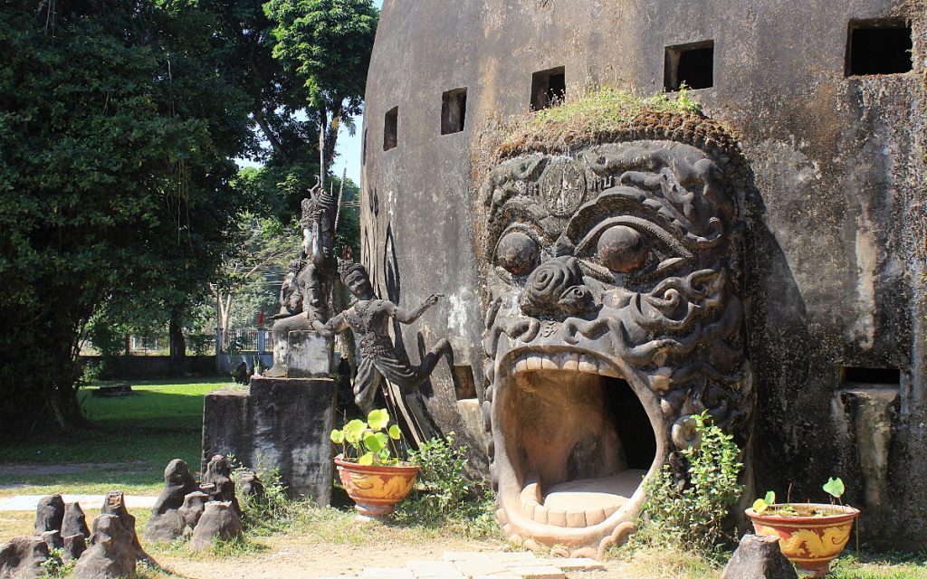 From Vientiane to Buddha Park (Xieng Khuan), Laos