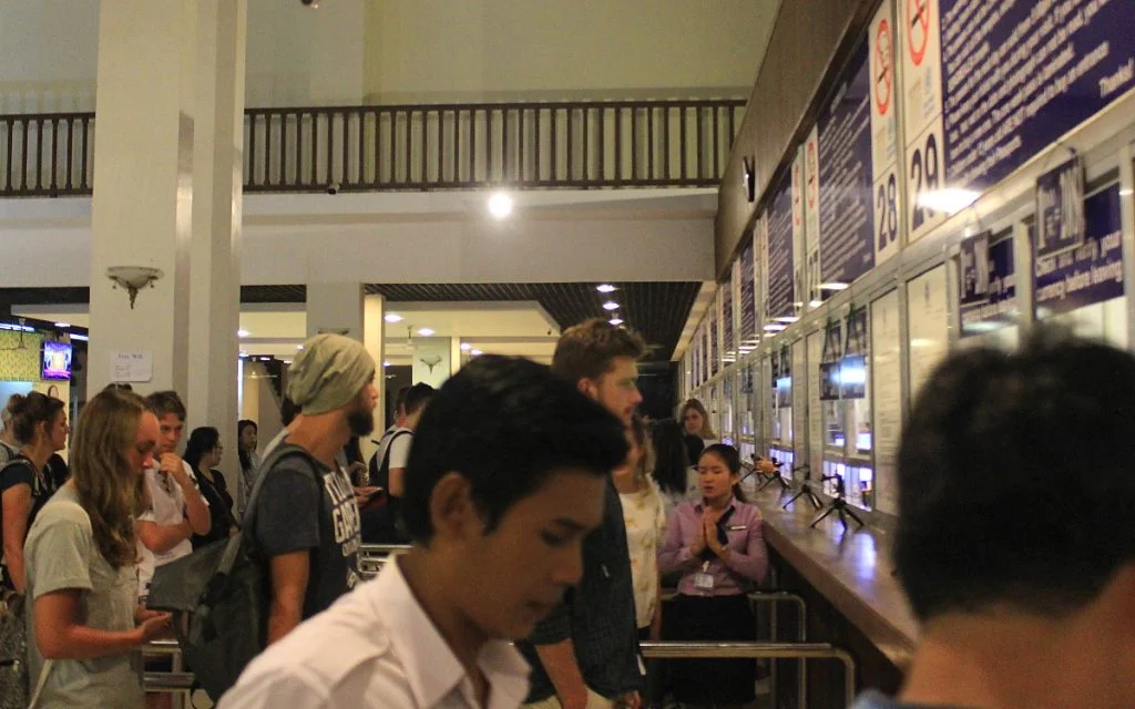 The ticket office to Angkor Wat.