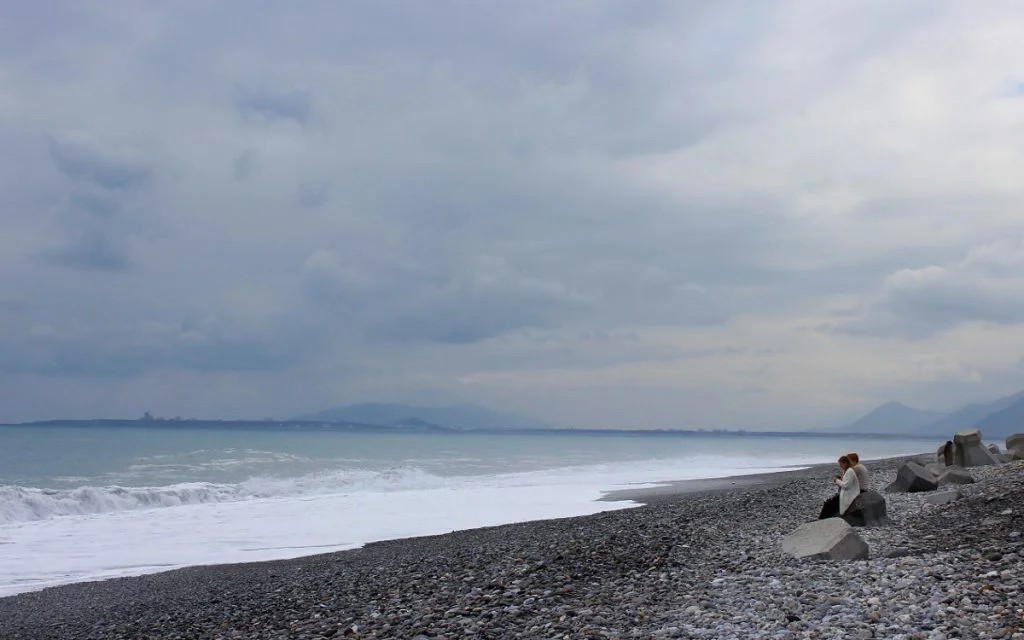 Coast of Philippine Sea from Xinsheng, Taiwan.