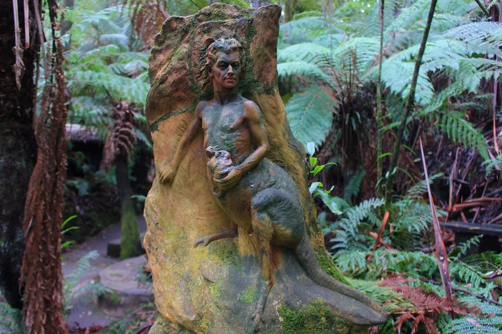 A fabulous Australian man-kangaroo centaur.