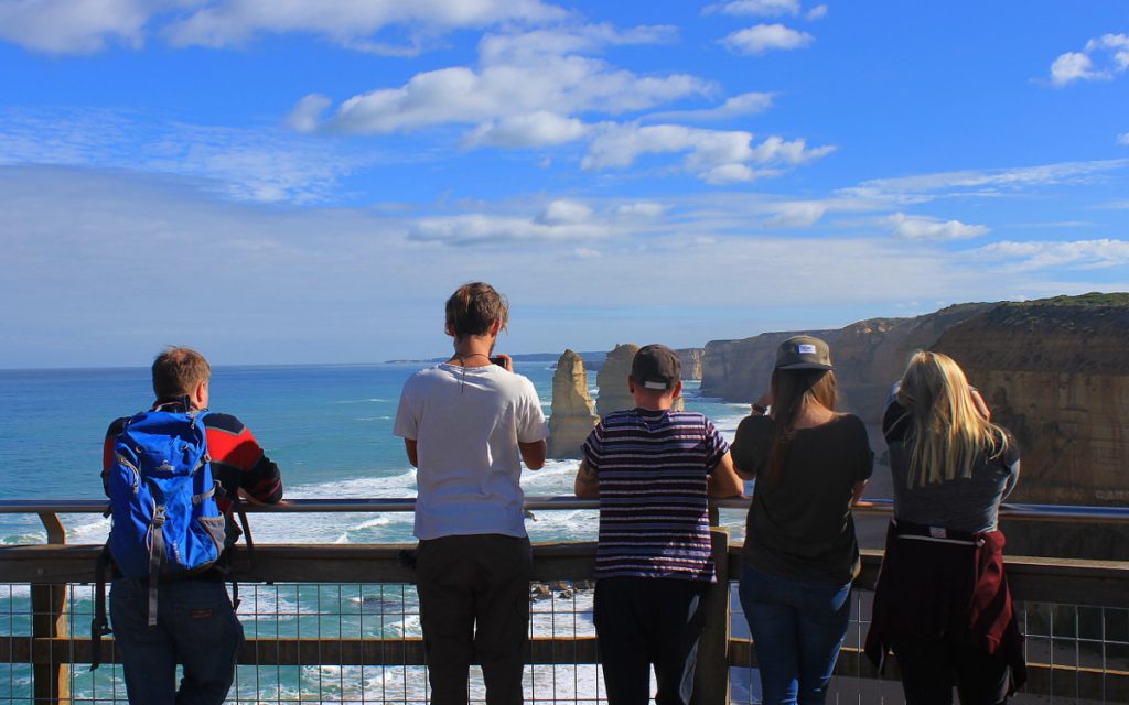 One of the viewpoints near the Twelve Apostles.
