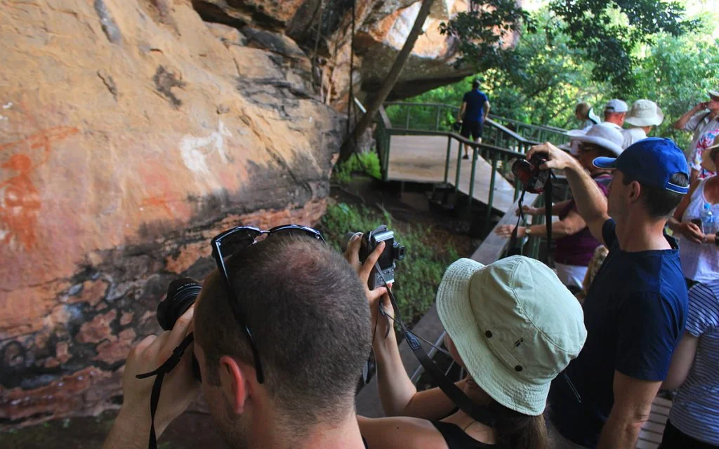 Tourists at Kakadu National Park, Northern Territory