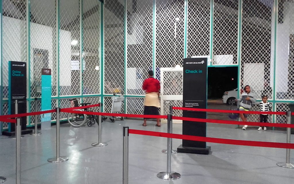 Nuku'alofa airport check-in