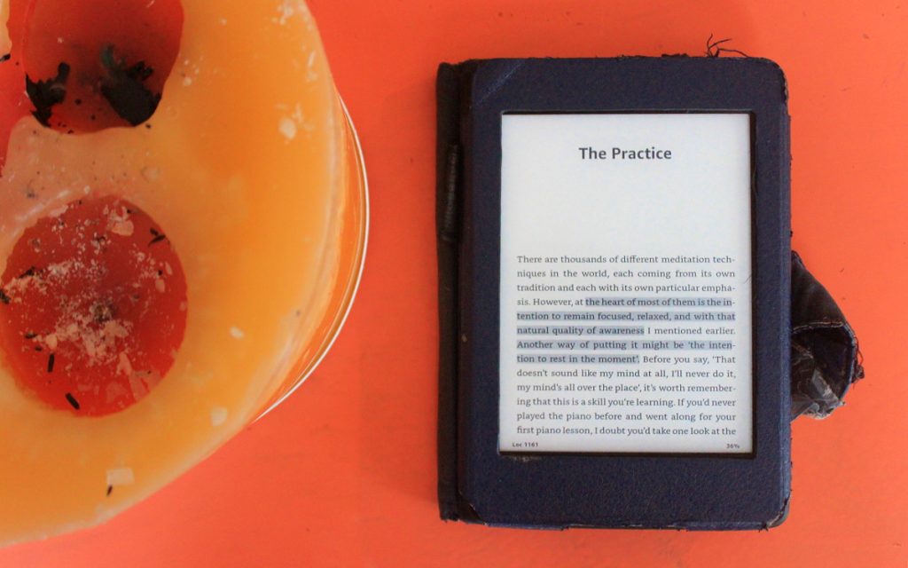 Headspace book on Amazon Kindle Paperwhite. Get Some Headspace book review.