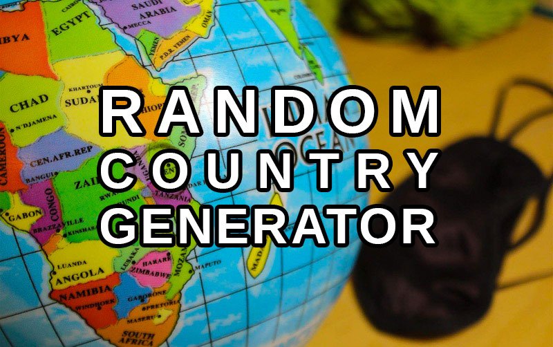 Random African Destination Generator. Random Country in Africa.