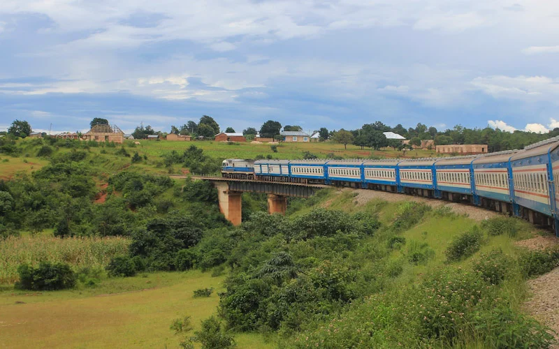 TAZARA train from Zambia to Tanzania