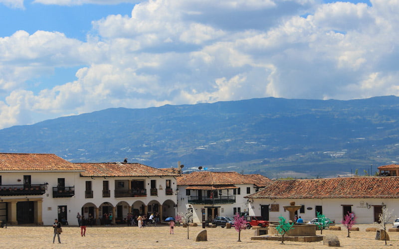 Villa de Leyva town square, Colombia