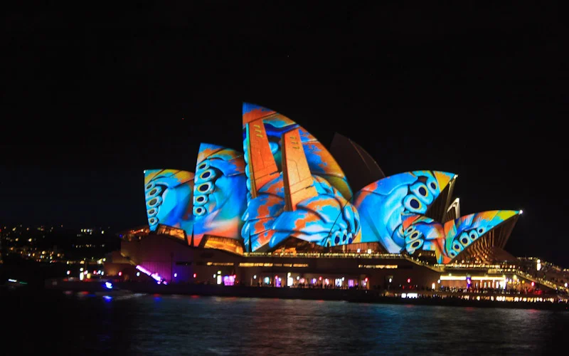 Vivid festival in Sydney, Australia