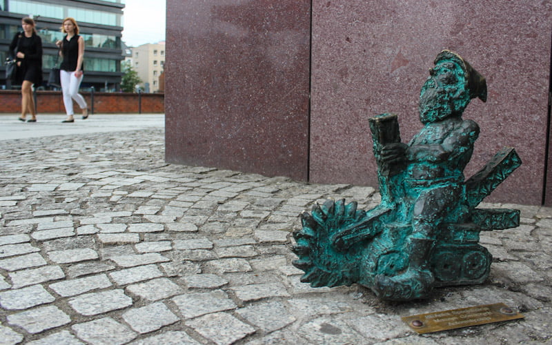 Wroclaw dwarf in Poland