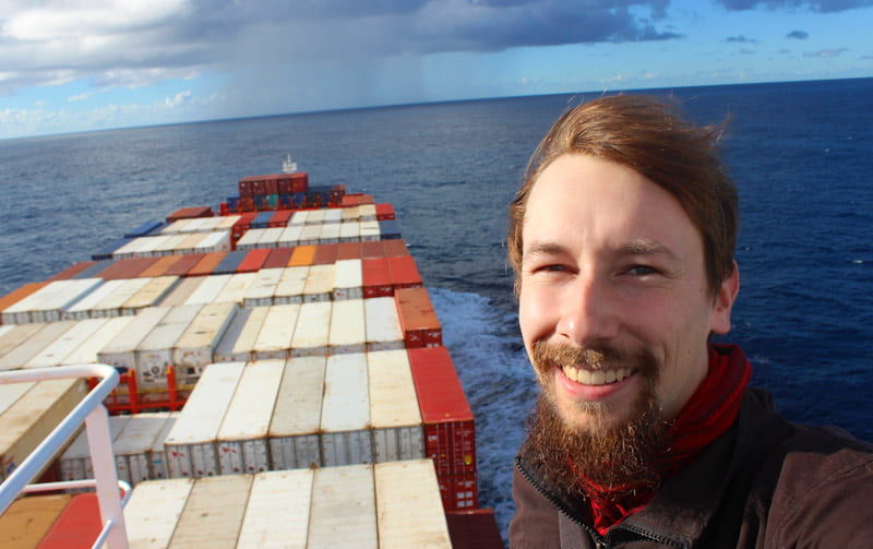 Crossing the Pacific on a Cargo Ship