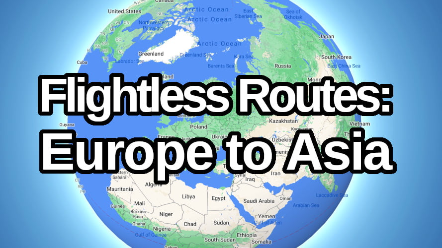 to travel from europe to asia you must cross