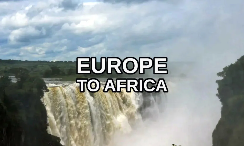 How to travel from Europe to Africa by land and sea