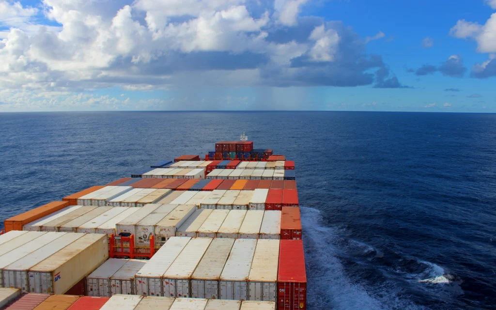 Flightless Travel on a cargo ship.