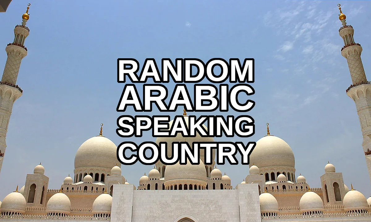 random arabic country generator