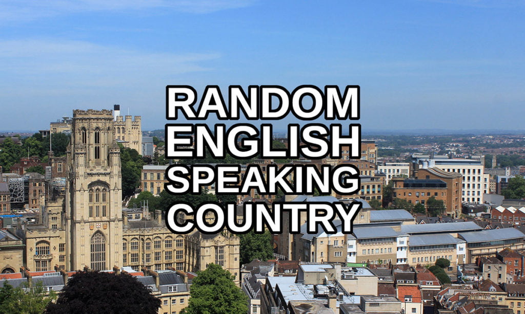 random english speaking country generator