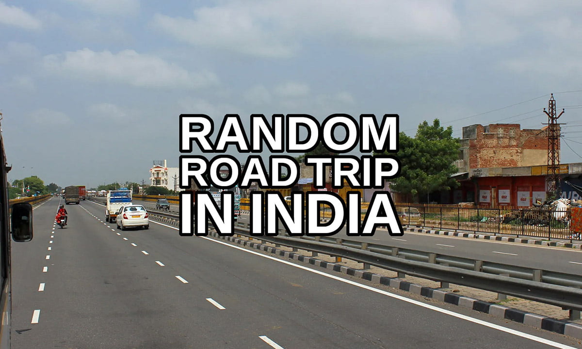 Random road trip in India generator
