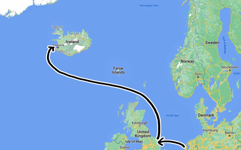 How to Travel from Europe to Reykjavik by ship