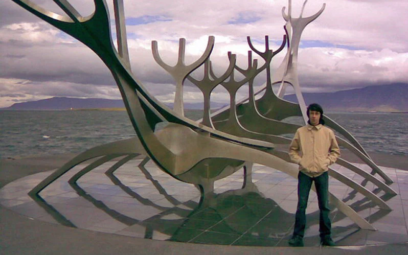 The Sun Voyager Sculpture in Reykjavik