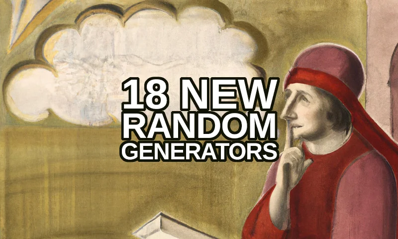 18 new random generators
