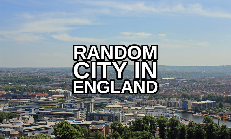 Random City in England Generator