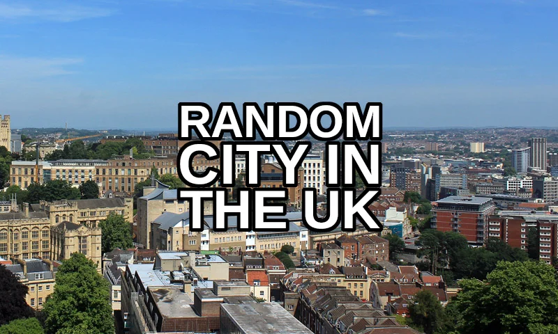 random city in UK generator