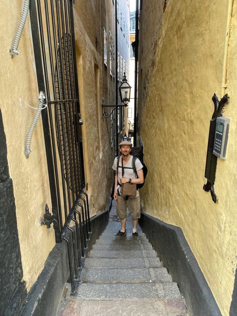 narrowest Street in Stockholm 