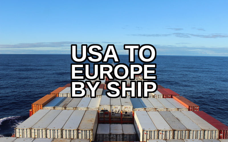 travel from usa to europe by ship or boat, flightless travel