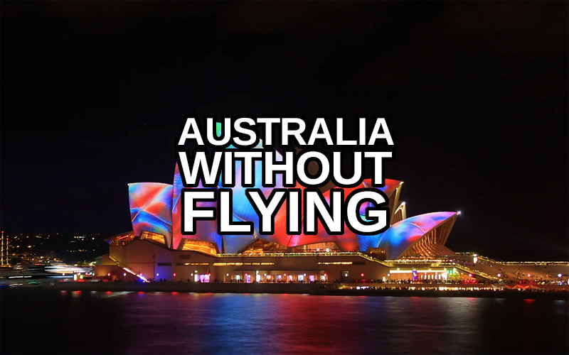 How to get to Australia without flying