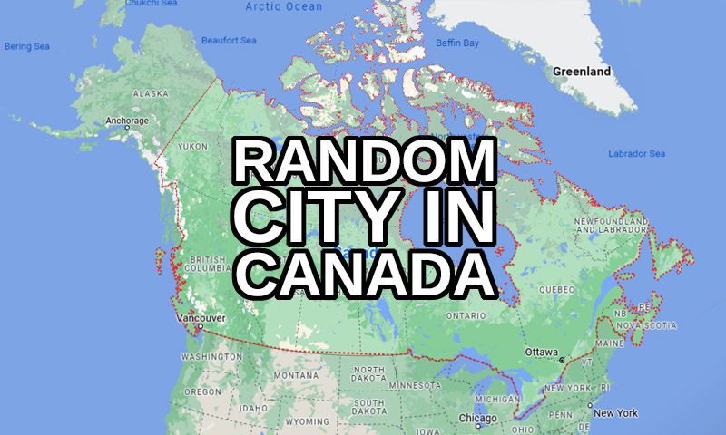Random Canadian City Generator