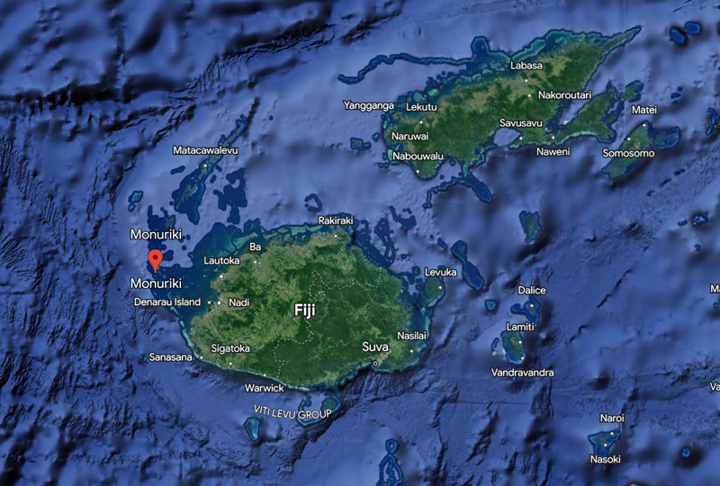 Monuriki, Fiji. Random island map generator