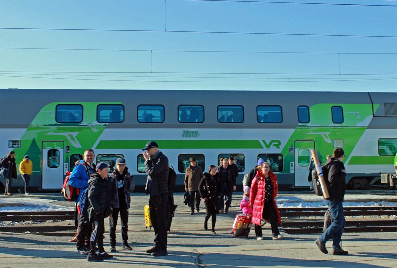 travel around finland by train