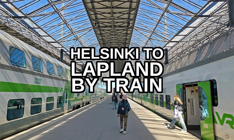 Helsinki to Lapland by train