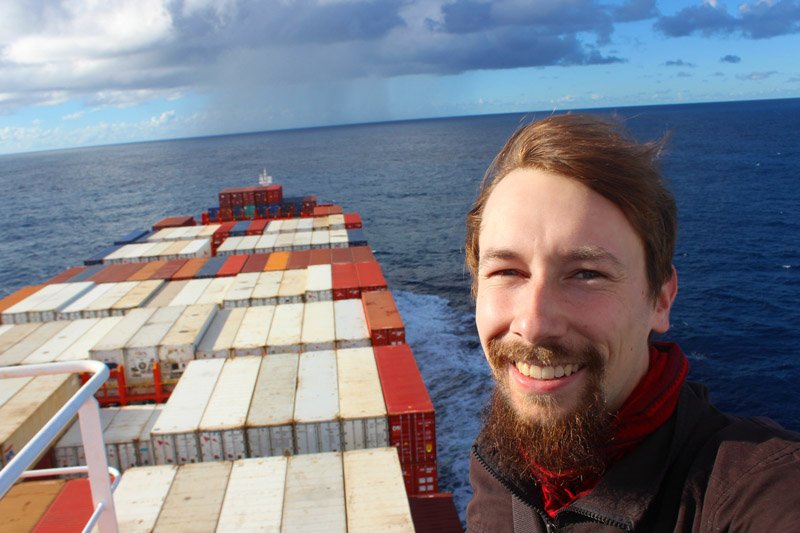 Traveling on a cargo ship as a passenger