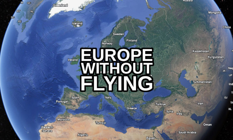 travel europe without flying