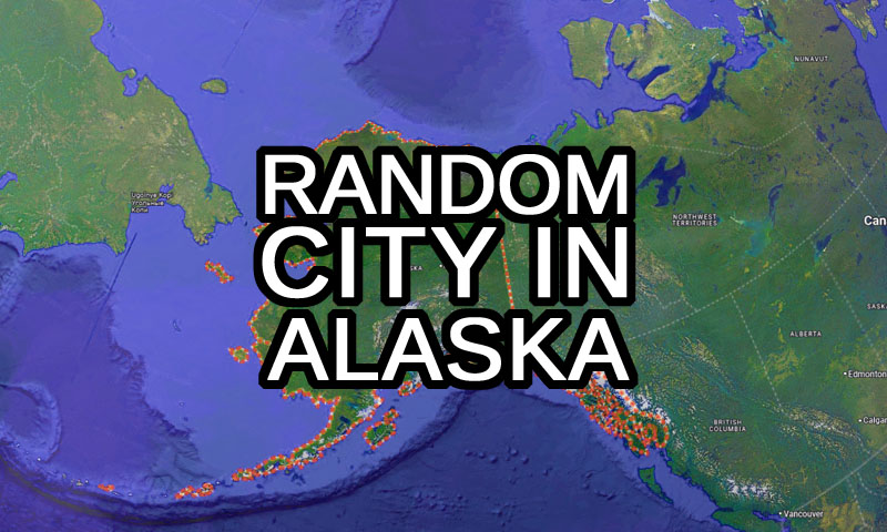 random city in alaska town