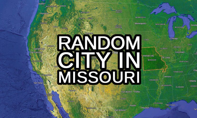 Random City in Missouri (Random Generator)
