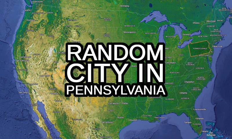 Random city in Pennsylvania