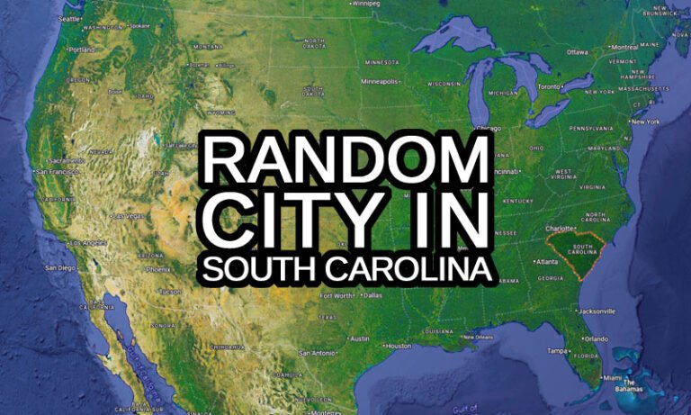 Random City in South Carolina Generator