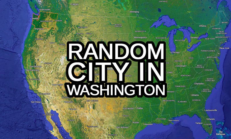Random city in Washington state