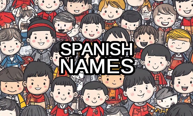 Random Spanish Name Generator header with Spanish boys and girls in the background